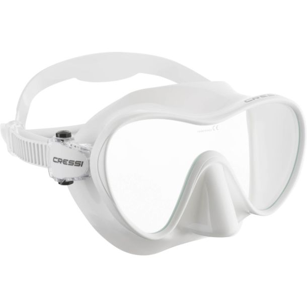 Cressi F1 maske hvid