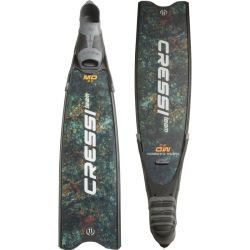 Cressi Gara Turbo Carbon finner camo gr�n