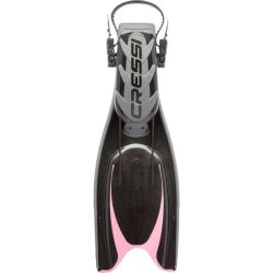 Cressi Frog Plus finner sort / pink
