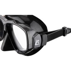 Cressi Focus dykkermaske sort / sort / s�lv mirrored lens