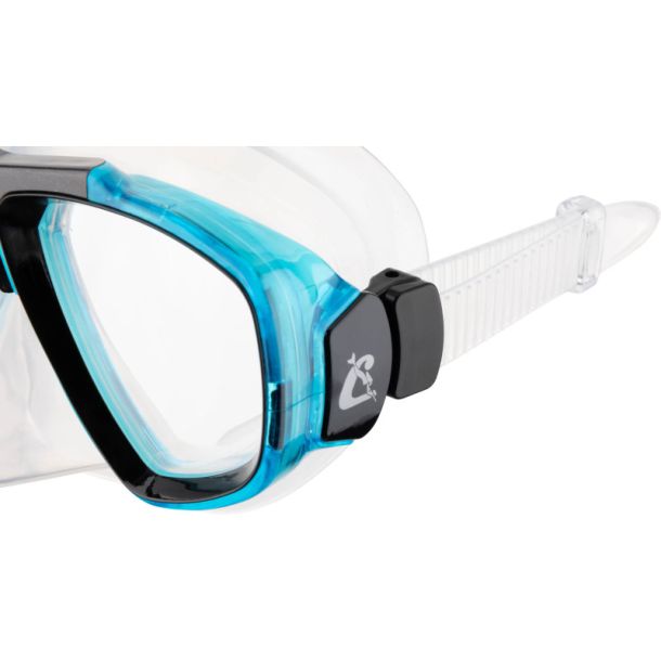 Cressi Focus maske klar / akvamarin