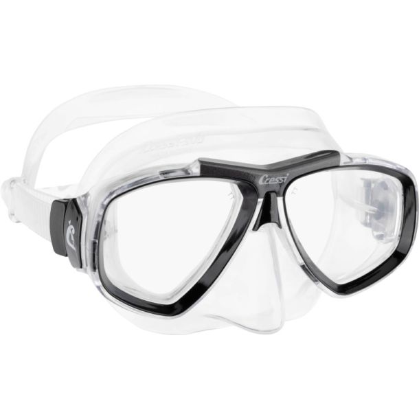 Cressi Focus maske klar / sort