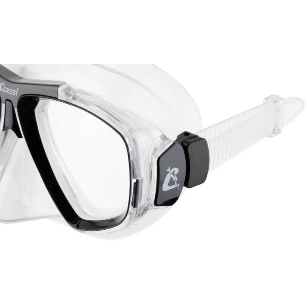 Cressi Focus maske klar / sort