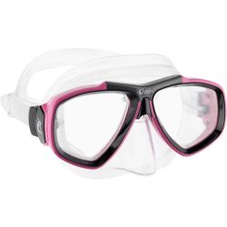 Cressi Focus dykkermaske klar / pink