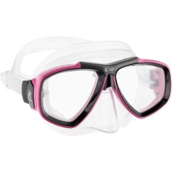 Cressi Focus dykkermaske klar / pink