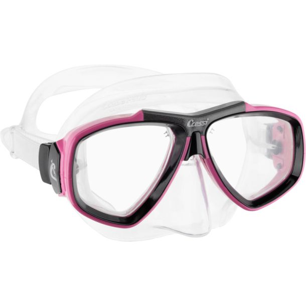 Cressi Focus maske klar / pink