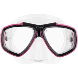 Cressi Focus dykkermaske klar / pink