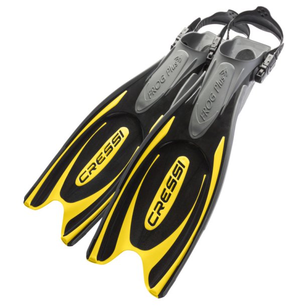 Cressi Frog Plus fenor svart / gul