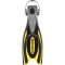 Cressi Frog Plus fenor svart / gul