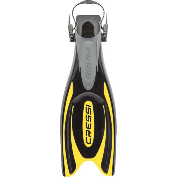 Cressi Frog Plus finner sort / gul