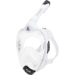 Cressi Bali full face maske hvid / sort