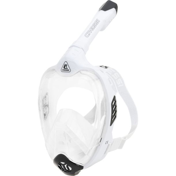 Cressi Bali full face maske hvid / sort
