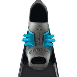 Cressi Gara Modular Impulse finner bl� metal
