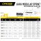 Cressi Gara Modular Sprint fenor bl� metallic