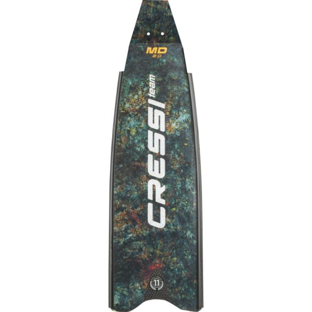 Cressi Gara Modular Carbon Md fenblad camo gr&ouml;n