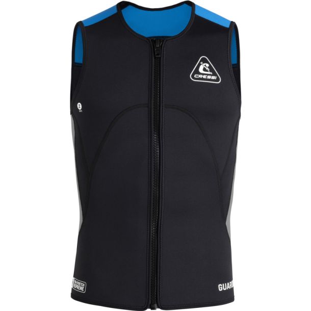 Cressi Guardian herre neoprenvest med lynl�s 2 mm