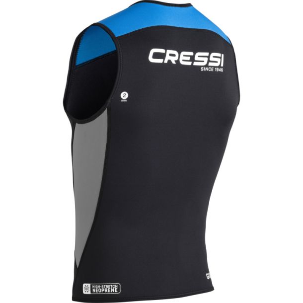 Cressi Guardian herre neoprenvest med lynl�s 2 mm