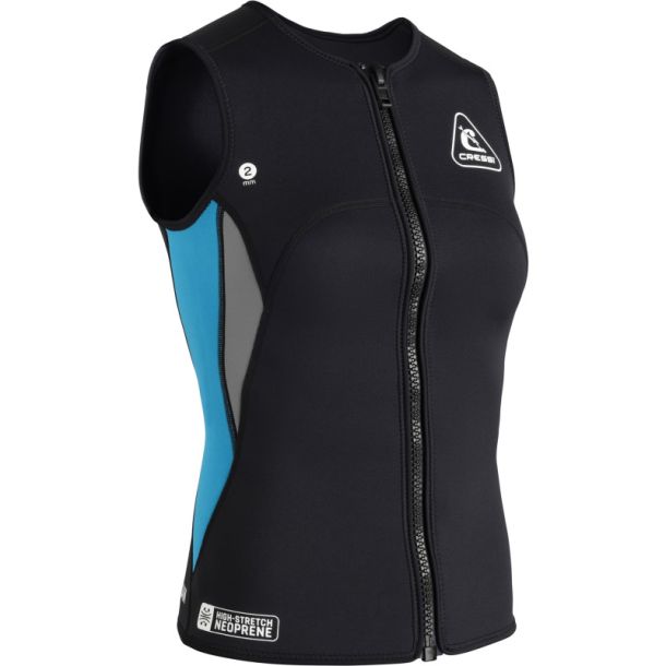 Cressi Guardian dame neoprenvest med lynl�s 2 mm