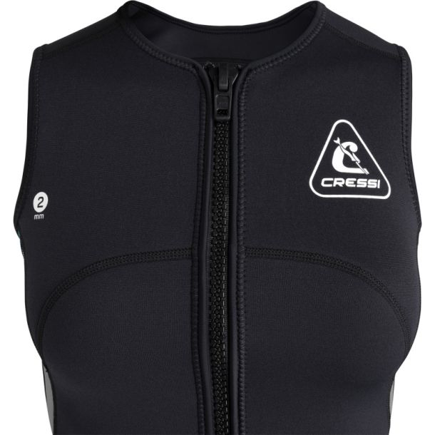Cressi Guardian dame neoprenvest med lynl�s 2 mm