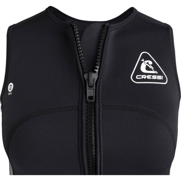 Cressi Guardian dame neoprenvest med lynl�s 2 mm