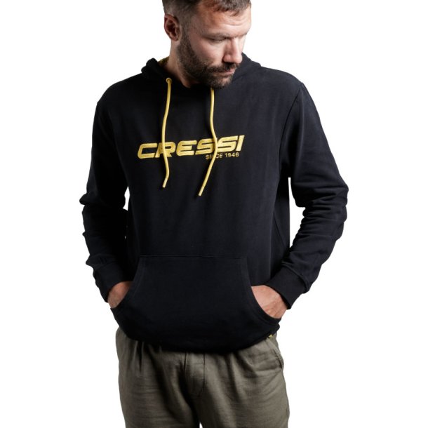Cressi 1946 Hoodie Black / Yellow