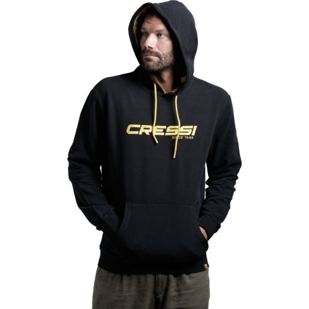 Cressi 1946 Hoodie Black / Yellow