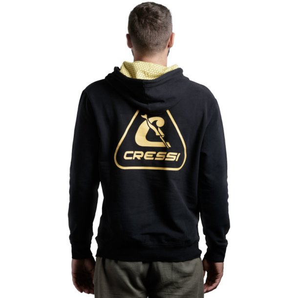 Cressi 1946 Hoodie Black / Yellow