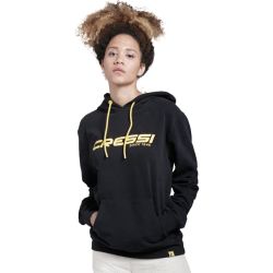 Cressi Cressi 1946 hoodie sort / gul