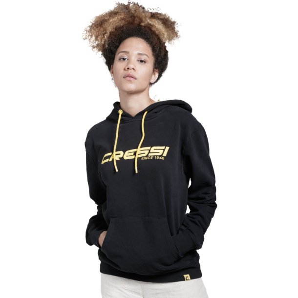 Cressi 1946 Hoodie Black / Yellow