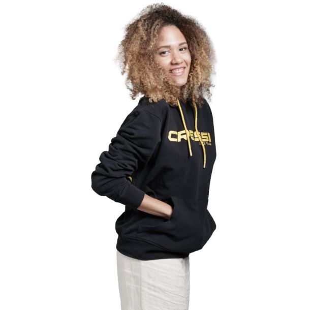 Cressi Cressi 1946 hoodie sort / gul