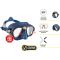 Cressi Calibro maske sort / sort / s�lv mirrored lens