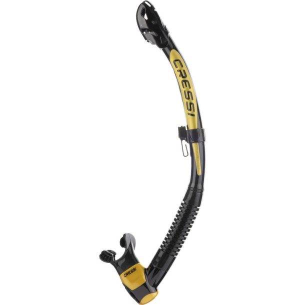 Cressi Itaca Ultra Dry snorkel svart/guld