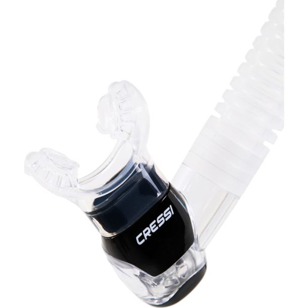 Cressi Itaca Ultra Dry snorkel klar/svart