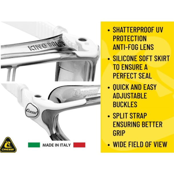 Cressi King Baloo sv�mmebriller �r 7/13