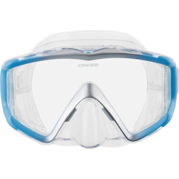 Cressi Liberty Triside maske klar / bl� / s�lv