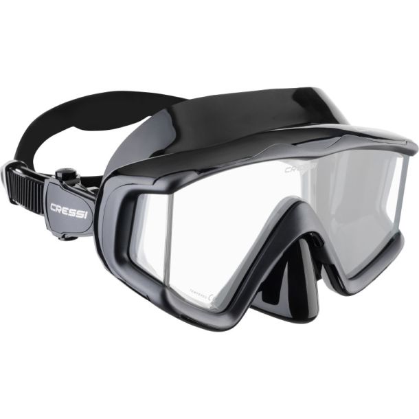 Cressi Liberty Triside maske sort / grafit