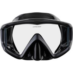 Cressi Liberty Triside dykkermaske sort / grafit
