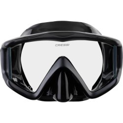 Cressi Liberty Triside dykkermaske sort / grafit