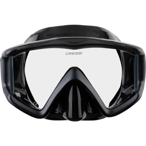 Cressi Liberty Triside maske sort / grafit
