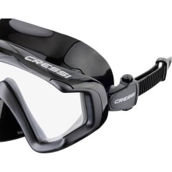 Cressi Liberty Triside dykkermaske sort / grafit