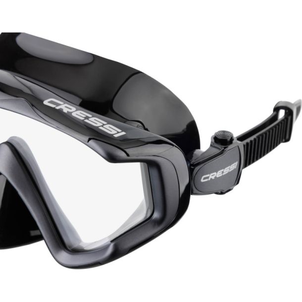 Cressi Liberty Triside maske sort / grafit