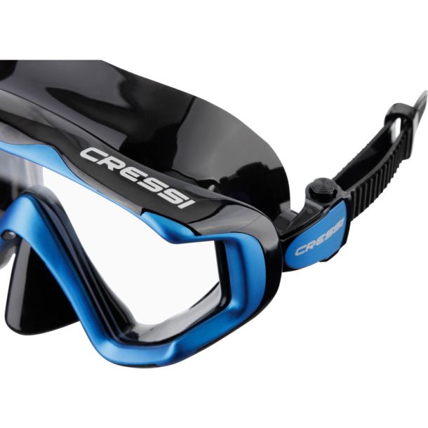 Cressi Liberty Triside maske sort / safir