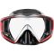 Cressi Liberty Triside maske sort / r�d / s�lv