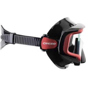 Cressi Liberty Triside maske sort / r�d / s�lv