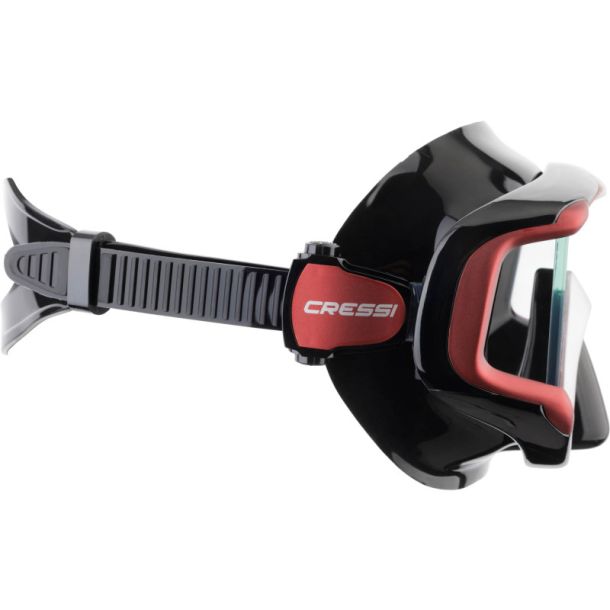 Cressi Liberty Triside maske sort / r�d / s�lv