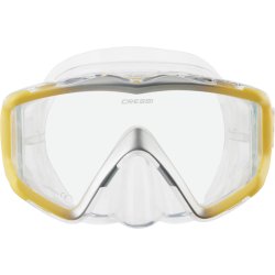 Cressi Liberty Triside dykkermaske klar / gul / s�lv