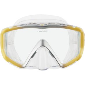 Cressi Liberty Triside maske klar / gul / s�lv