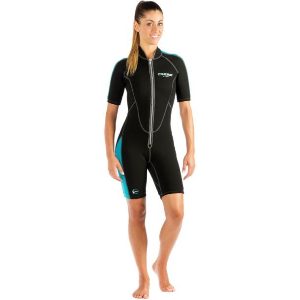 Cressi Lido Shorty dame 2 mm aquamarine