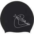 Loira Swim Cap Black / White
