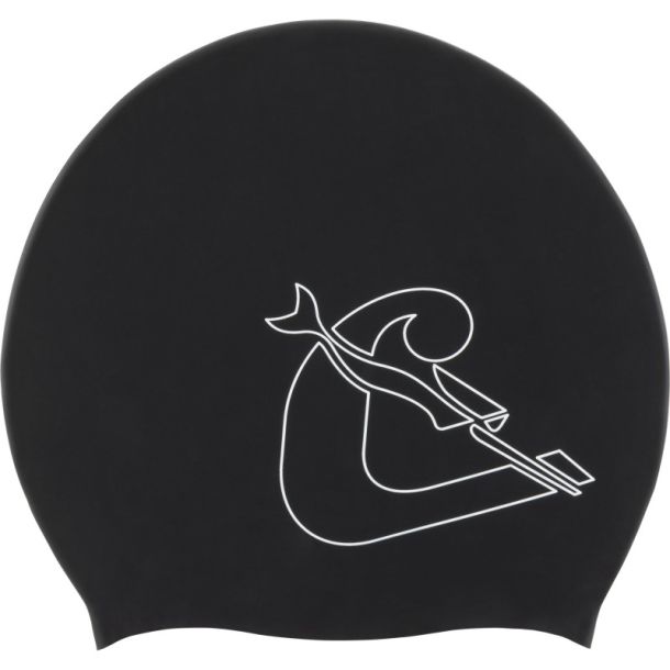 Loira Swim Cap Black / White